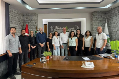 Harmancık'a geçmiş olsun ziyareti