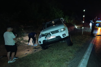 Sağanak yağış kazayı beraberinde getirdi: 2 yaralı