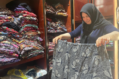 Gelin geldiği Osmanlı köyünün şalvarcısı oldu