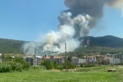 Soma'da orman yangını! Ekipler sevk edildi