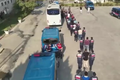 Jandarmadan 5 ilde 5 ayrı organize suç örgütüne baskın! 41 gözaltı