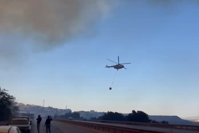 Yangına 5 helikopter 4 uçak ve 151 araç müdahale ediyor