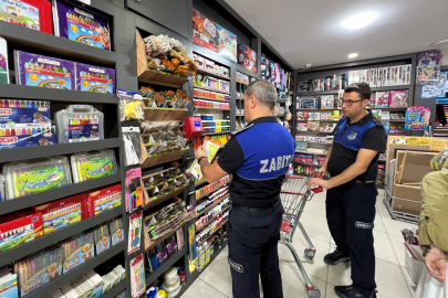 “İnegöl zabıtası’ndan kırtasiye denetimi