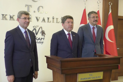 Bakan Tunç Hakkari'de