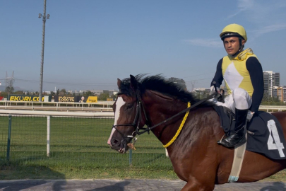 Bursa'daki at yarışlarında talihsiz kaza