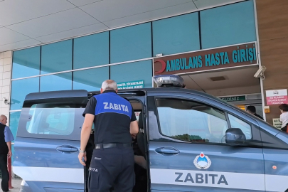 Direksiyon başında kalp krizi geçiren sürücüyü zabıtalar kurtardı