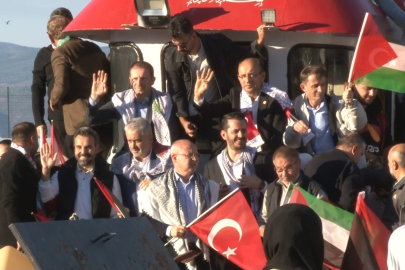 Güzelyalı’dan Mudanya’ya Filistin için yelken açtılar