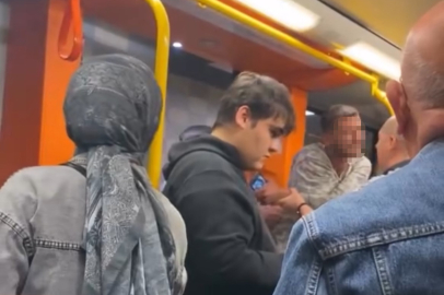 Metroda yüksek ses tartışması kavgaya dönüştü