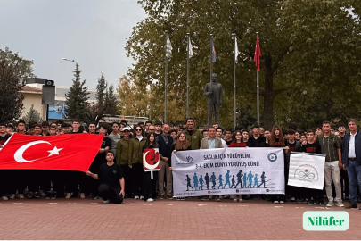 Bursa’da binlerce adım sağlıklı gelecek için atıldı