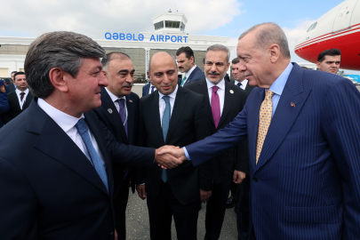 Erdoğan, TDT Zirvesi'ne katılmak üzere Azerbaycan'da