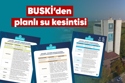 BUSKİ’den planlı su kesintisi