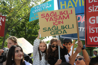 Minikler sağlıklı gıda için buluştu