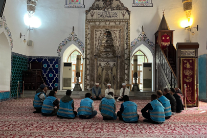 Yükümlüler manevi duygularını pekiştirdi