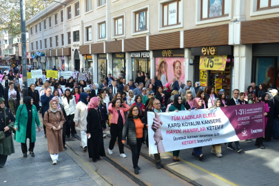 Bursa surlarında ‘Meme kanseri' farkındalığı