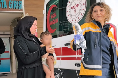 Oyun oynarken ateşe düşen çocuk ağır yaralandı