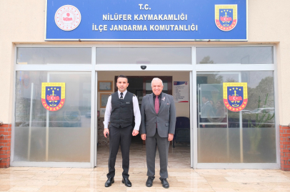 Başkan Şadi Özdemir’den Üsteğmen Önderışık’a hayırlı olsun ziyareti