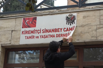 Tarihi  Kiremitçi Sinanbey Camii’nde tahliye gerginliği
