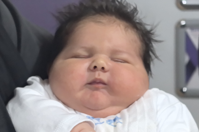 6 kilo 150 gram bebek dünyaya geldi