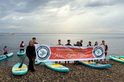 Mudanyalı lise öğrencilerine denizle iç içe spor