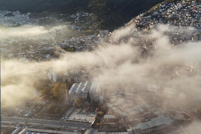 Bursa güne sisle uyandı