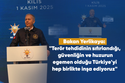 Bakan Yerlikaya: "Terör tehdidinin sıfırlandığı, güvenliğin ve huzurun egemen olduğu Türkiye'yi hep birlikte inşa ediyoruz"