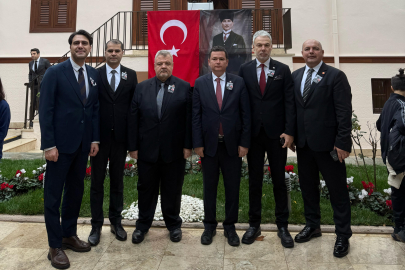 Başkan Aydın Selanik’te Atatürk’ü andı