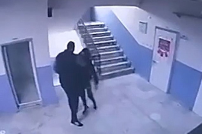 Okul müdürü otizmli öğrenciyi merdivenlerden itti