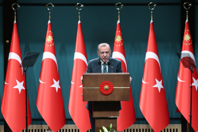 Erdoğan: "Yüreğimizdeki yangını tarif etmek mümkün değil"