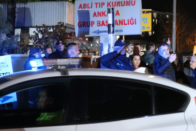 Gürcistan'daki uçak kazasında şehit olan askerlerin naaşları Ankara Adli Tıp Kurumu'na getirildi
