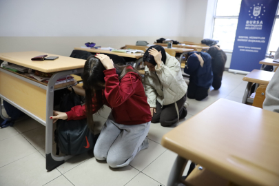 YKS Hazırlık Merkezi’nde deprem ve tahliye tatbikatı