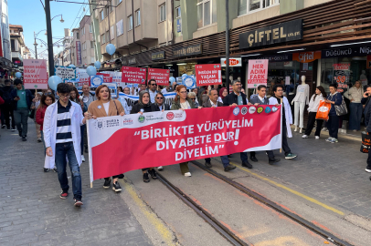 Bursa’da diyabet için umut yürüyüşü