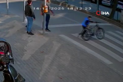 Mustafakemalpaşa’da polis aracının çarptığı Ömer’in kaza görüntüleri ortaya çıktı