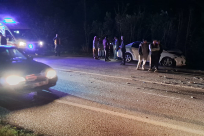 Bursa'da tır ile otomobil çarpıştı: 1 yaralı