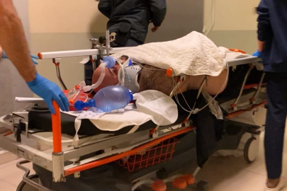 Otomobil ile çarpışan scooterın sürücüsü ağır yaralandı