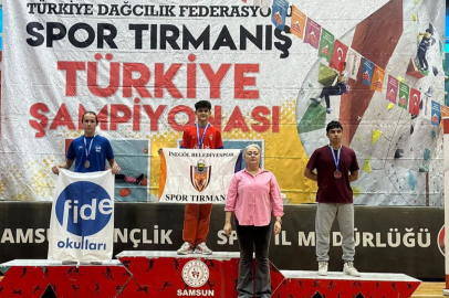 İnegöllü tırmanışçılarından Türkiye'ye çifte şampiyonluk