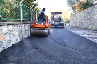 Osmangazi Belediyesi çalışıyor yollar güzelleşiyor