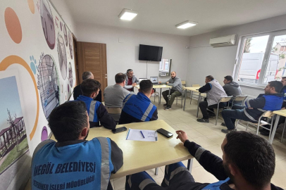İnegöl Belediyesi’nde kurum içi eğitimler sürüyor