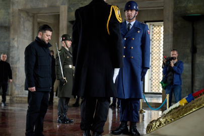Ukrayna Devlet Başkanı Zelenskiy Anıtkabir’de