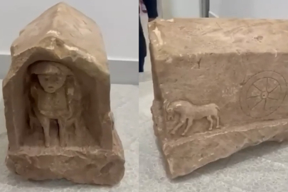 Değeri 5 milyon TL! Roma dönemine ait mezar steli ele geçirildi
