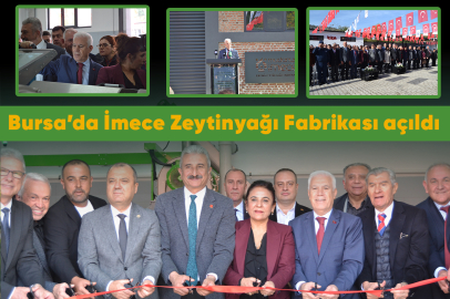 Bursa’da İmece Zeytinyağı Fabrikası açıldı