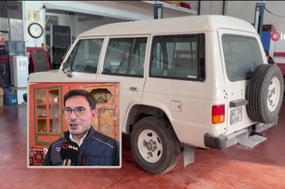 Efsane valinin oğlu 45 yıl sonra babasının makam aracını bulup satın aldı