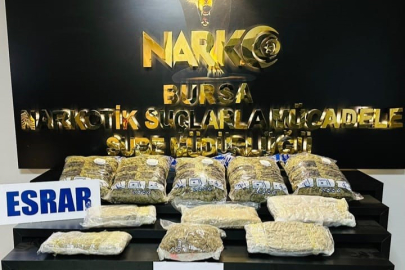 Bursa Emniyeti'nden uyuşturucu ticaretine darbe!