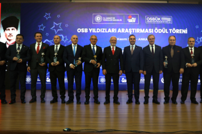 OSB yıldızları ödül töreninde Bursa OSB firmalarına ödül yağdı…