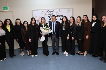 Başkan Aydın öğretmenleri unutmadı