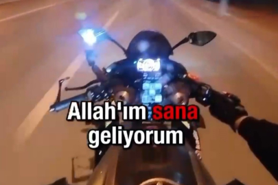 "Allah'ım sana geliyorum" dedi, belediye otobüsüne çarptı