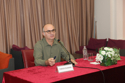 Faruk Duman, Nilüfer’de yazarlık serüvenini ve “Balıklarla İlgili Rivayet”i anlattı