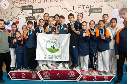 Türkiye Yıldızlar Ligi’nde madalyalar Osmangazi’ye