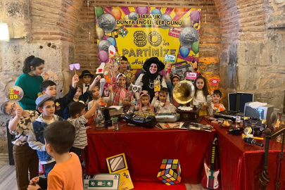 Özel çocuklar 80’ler partisiyle eğlendi