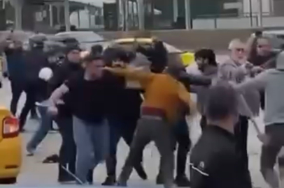 Sopalar, yumruklar ve kasklar havada uçuştu: Bursa'da meydan muharebesini andıran kavga!