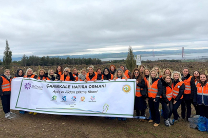 BUSADER 50 bin fidan projesi: Çanakkale'de ikinci hatıra ormanı kuruldu